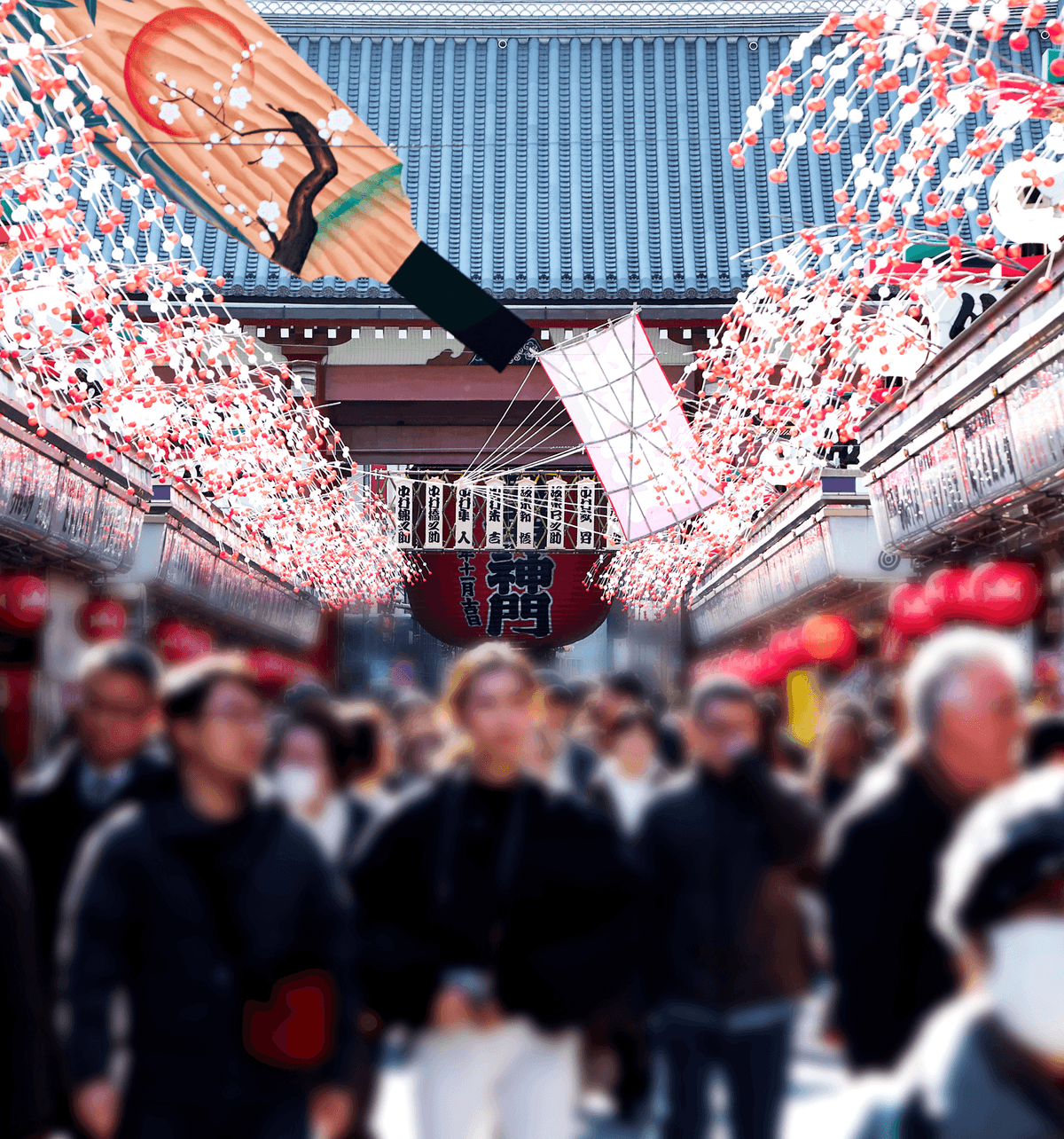 Japan market street